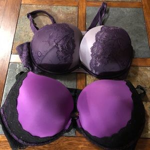 Torrid Purple Push Up Bras